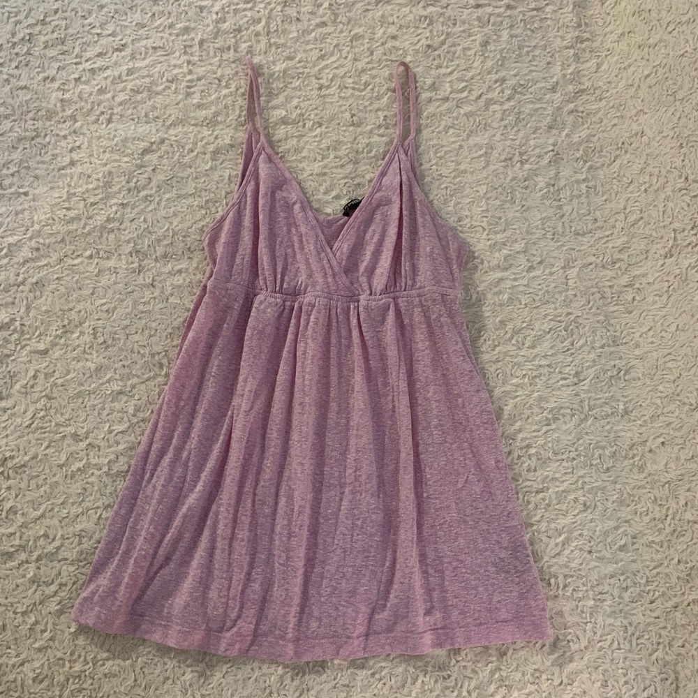 Simple lavender tank